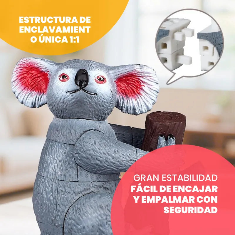 Kit de Rompecabezas 4D de Animales – Juguete Educativo para Armar 8 Animales o Insectos | MiniMundo