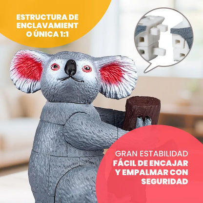 Kit de Rompecabezas 4D de Animales – Juguete Educativo para Armar 8 Animales o Insectos | MiniMundo