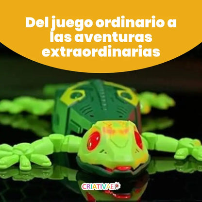 Lagarto Robótico Premium que Trepa Paredes – Juguete STEM Interactivo con Control Remoto | MiniMundo