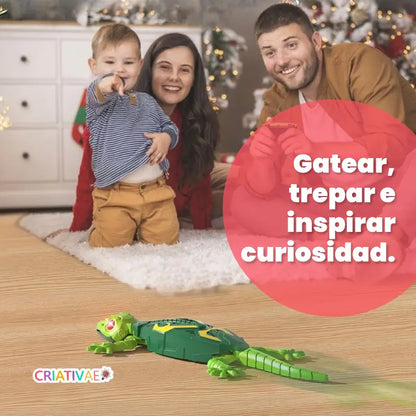 Lagarto Robótico Premium que Trepa Paredes – Juguete STEM Interactivo con Control Remoto | MiniMundo