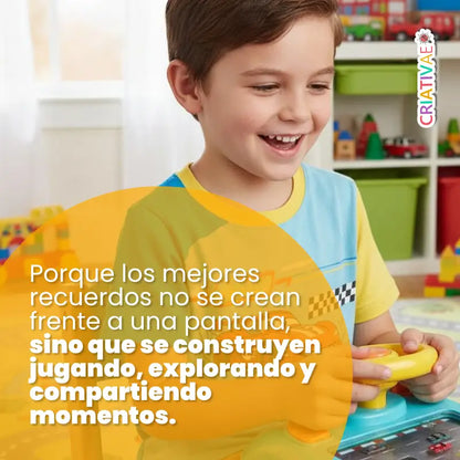 Simulador de Conducción Interactivo con Volante para Niños | MiniMundo
