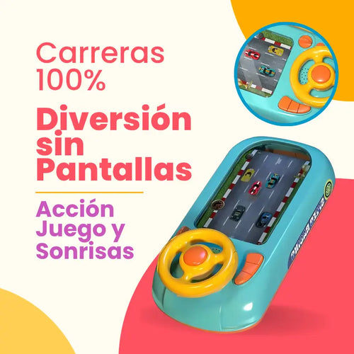 Simulador de Conducción Interactivo con Volante para Niños | MiniMundo